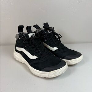 Vans Shoes Womens 5.5 UltraRange Hi DI MTE Old Skool Sneakers Black Suede Casual